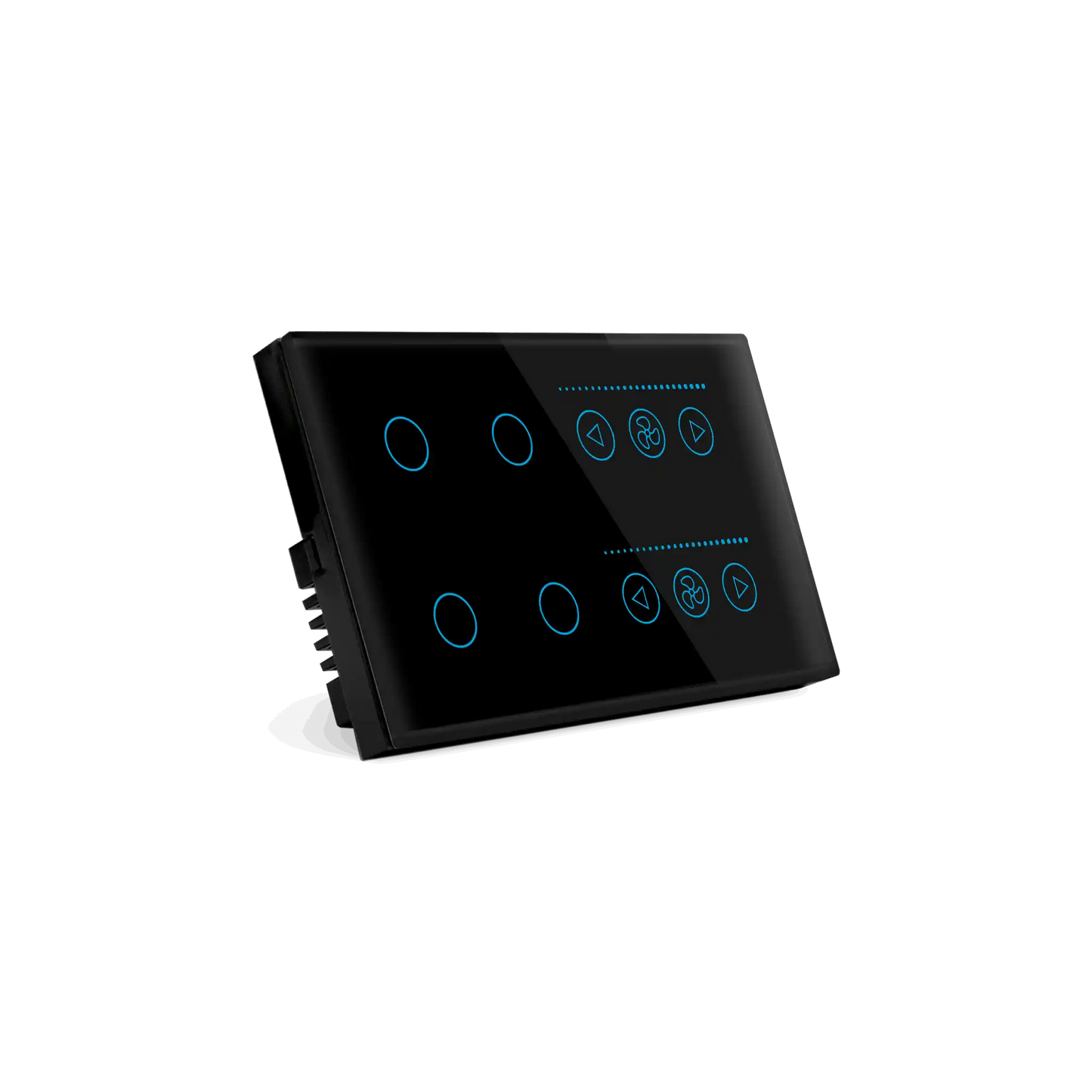 4 Gang and 2 Fan-Smart Switch Crystal Series