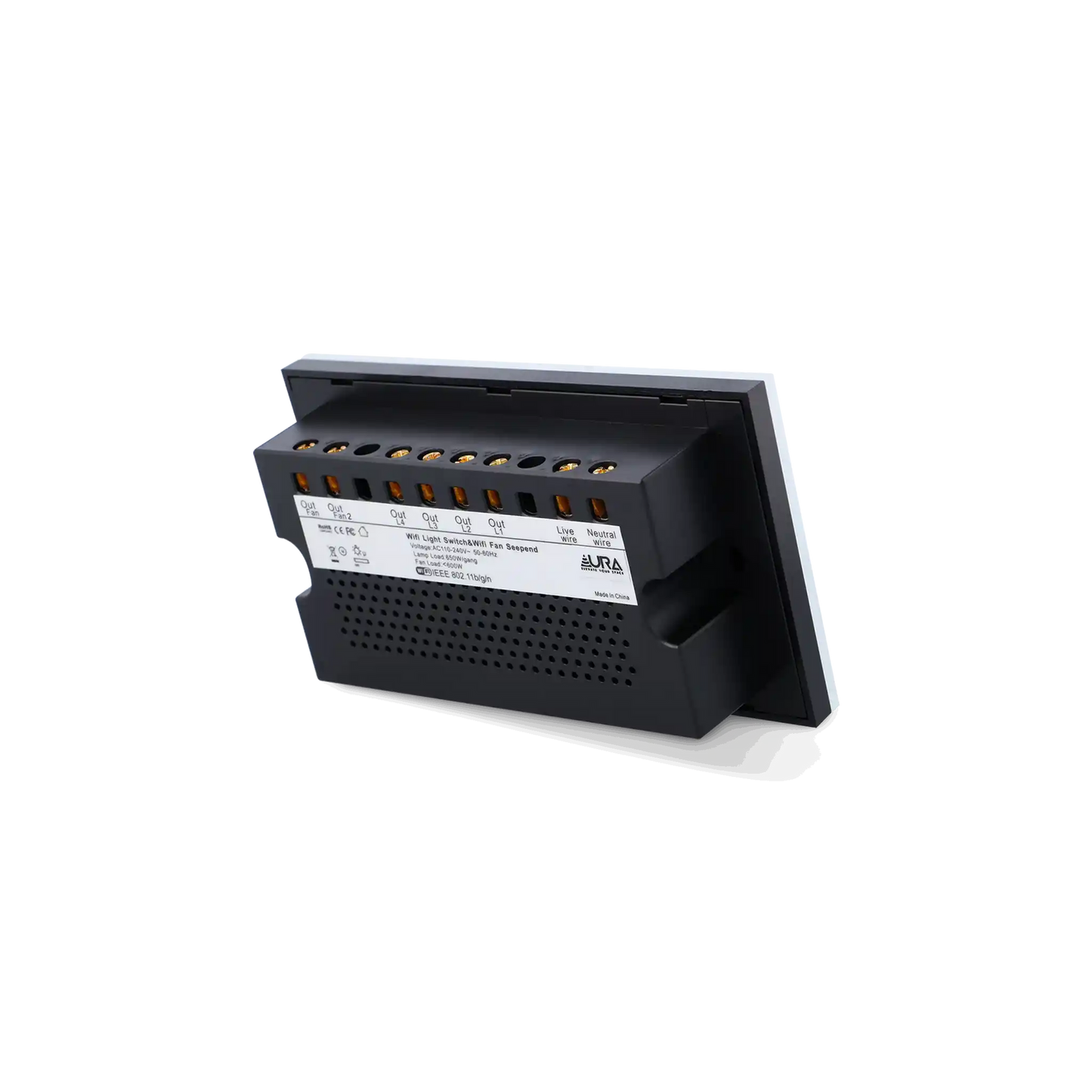 4 Gang and 2 Fan-Smart Switch Crystal Series