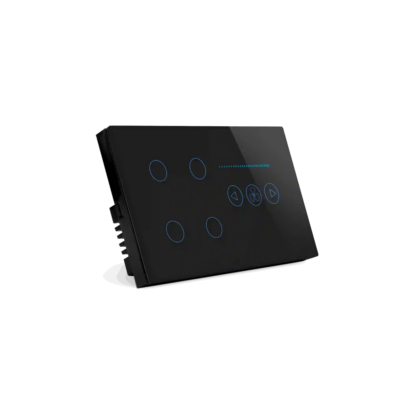 4 Gang and 1 Fan-Smart Switch Crystal Series
