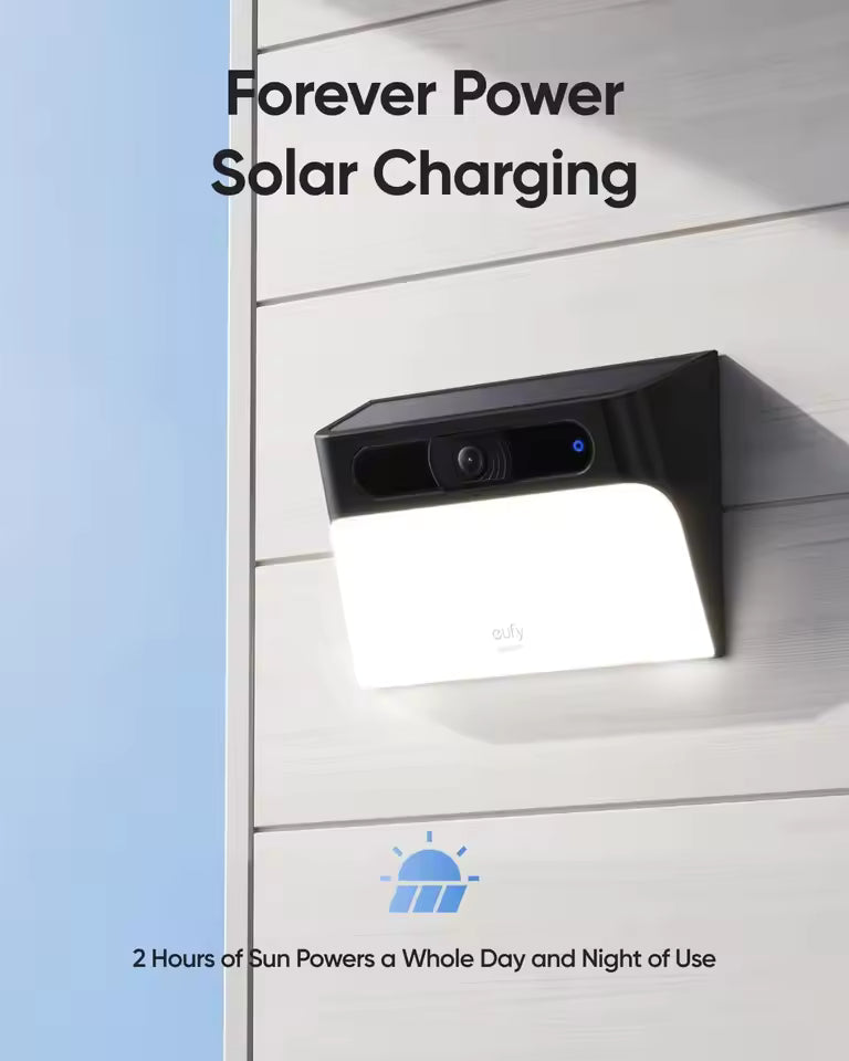 Security Solar Wall Light Cam S120
