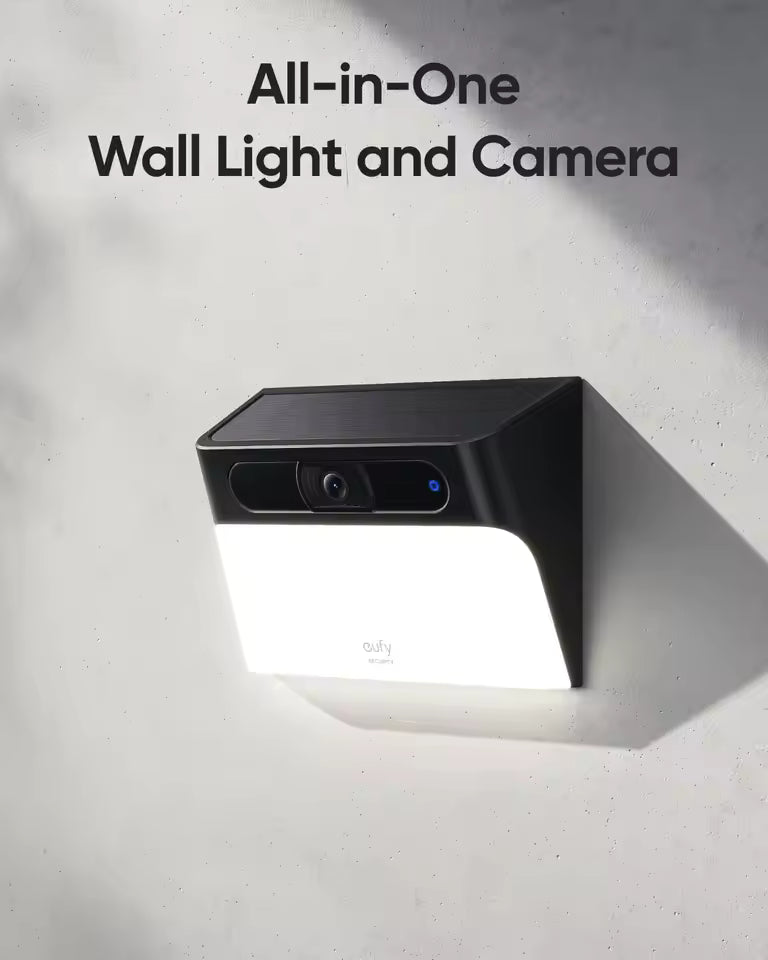 Security Solar Wall Light Cam S120