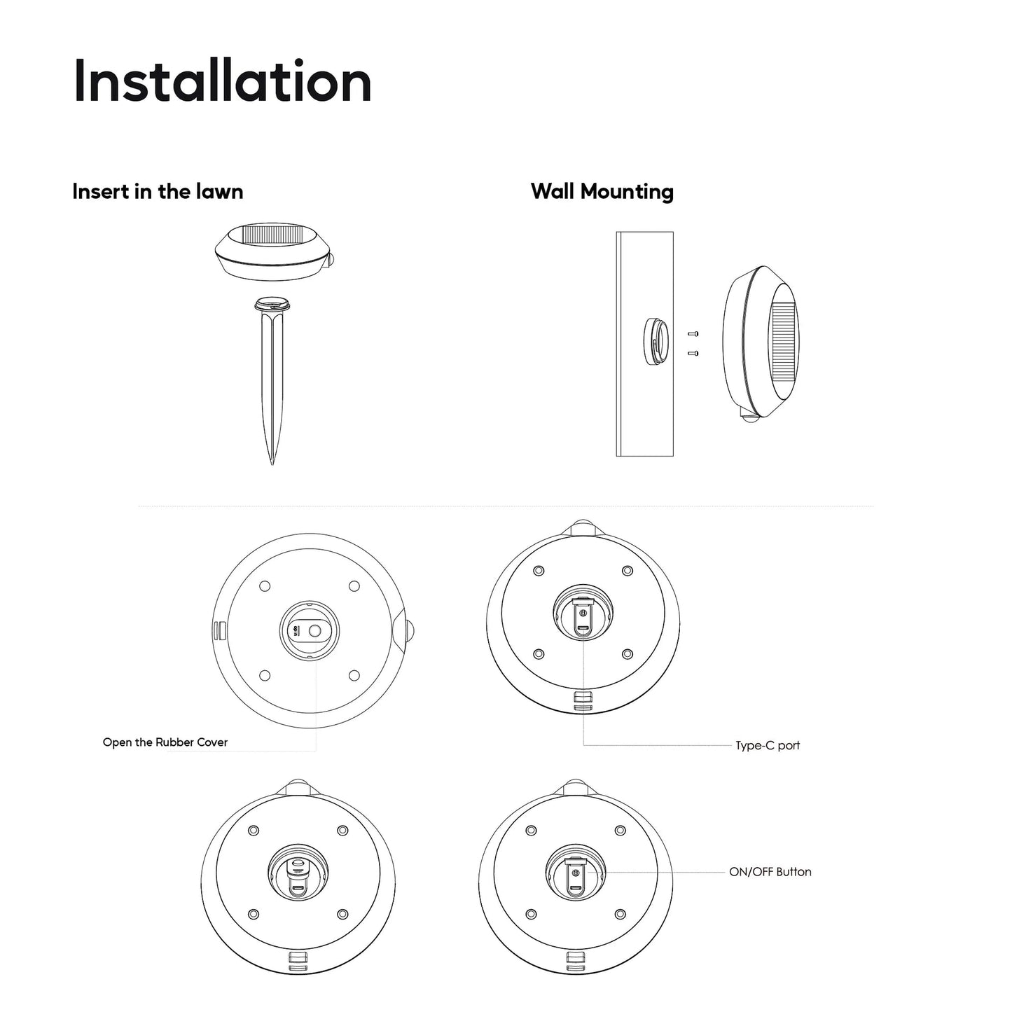 Smart Solar Garden Light